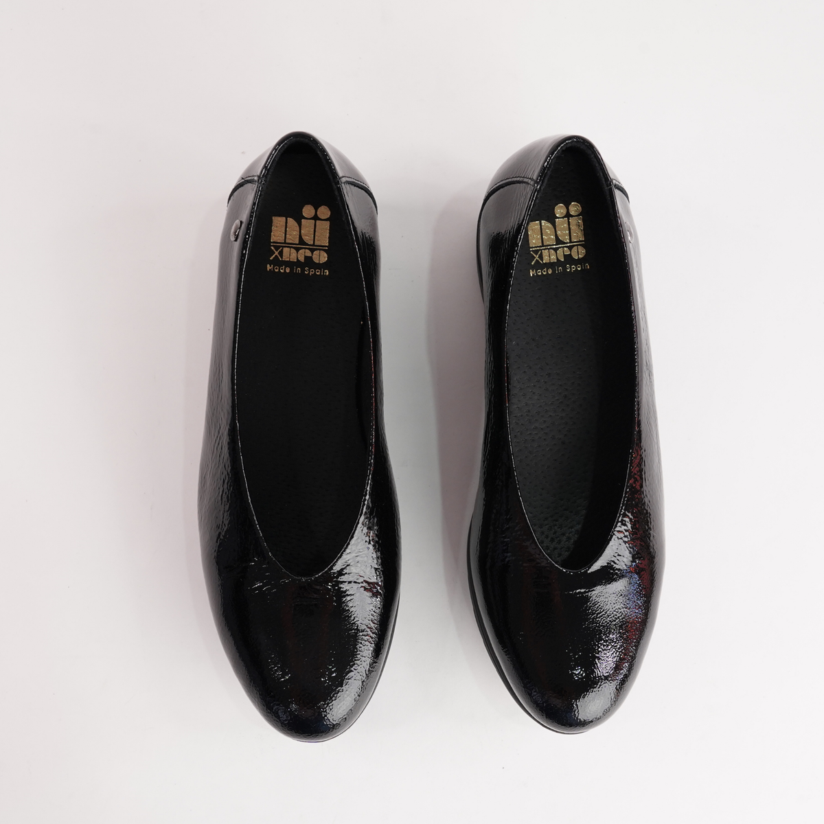 Daria Black Patent Leather Flats