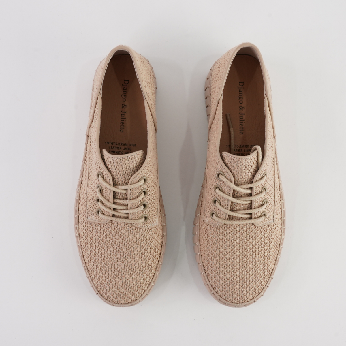 Hamburg Natural Raffia Sneakers - DJANGO AND JULIETTE | Shouz
