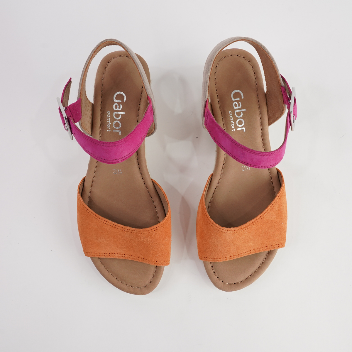 Winifred Mandarin/ Pink Leather Sandals - GABOR | Shouz