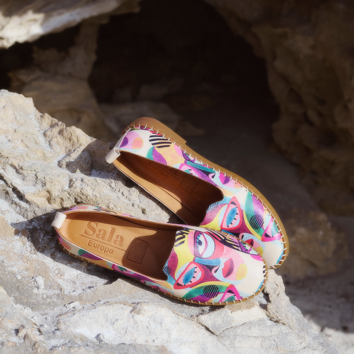 Airlie Portrait Multi Leather Flats