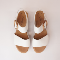 Nerida Latte Leather Sandals