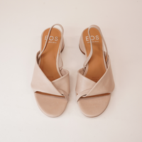 Fiorello Nude Leather Heels