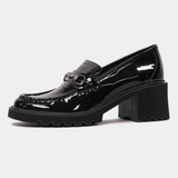 Zoey Black Patent Leather Loafers