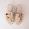 Wolin Camel/ Ivory Sole Leather Sandals