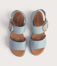 Cubbie Denim Leather Sandals