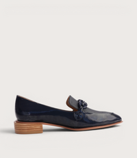 Elliotts Navy Patent/ Navy Leather Loafers