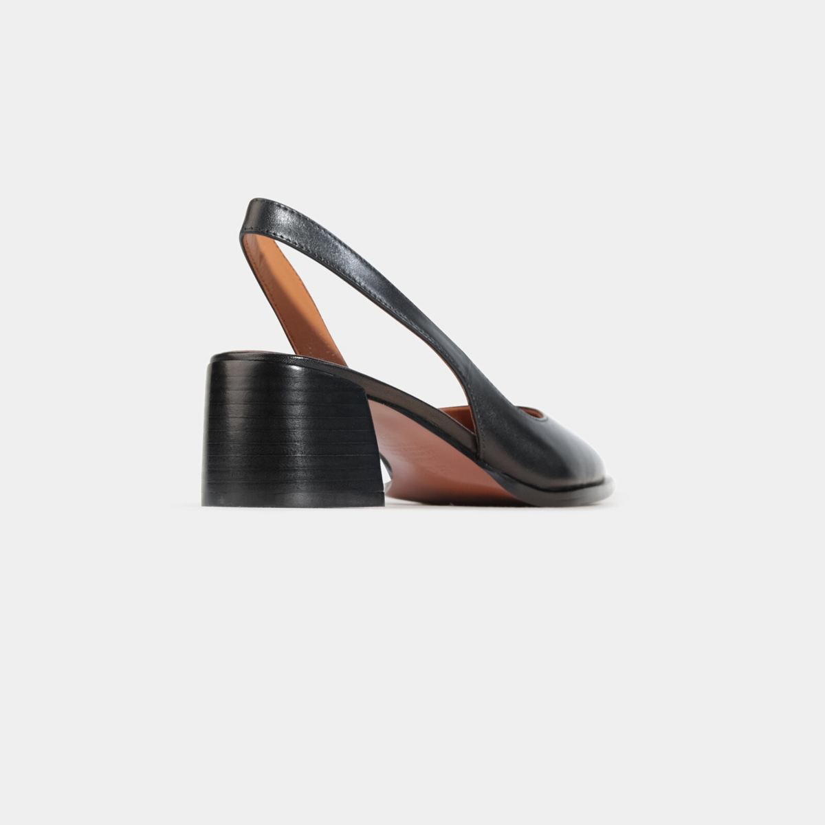 Aura Black Leather Heels - EOS FOOTWEAR | Shouz