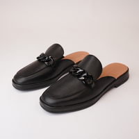 Lewis Black Leather Loafers