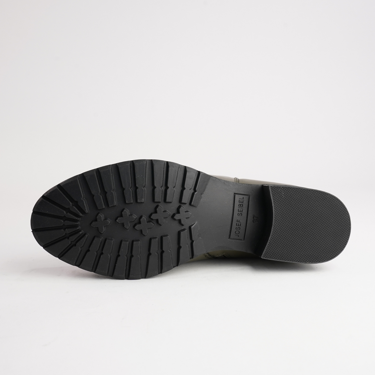 Chiara 02 Olive Leather Ankle Boots