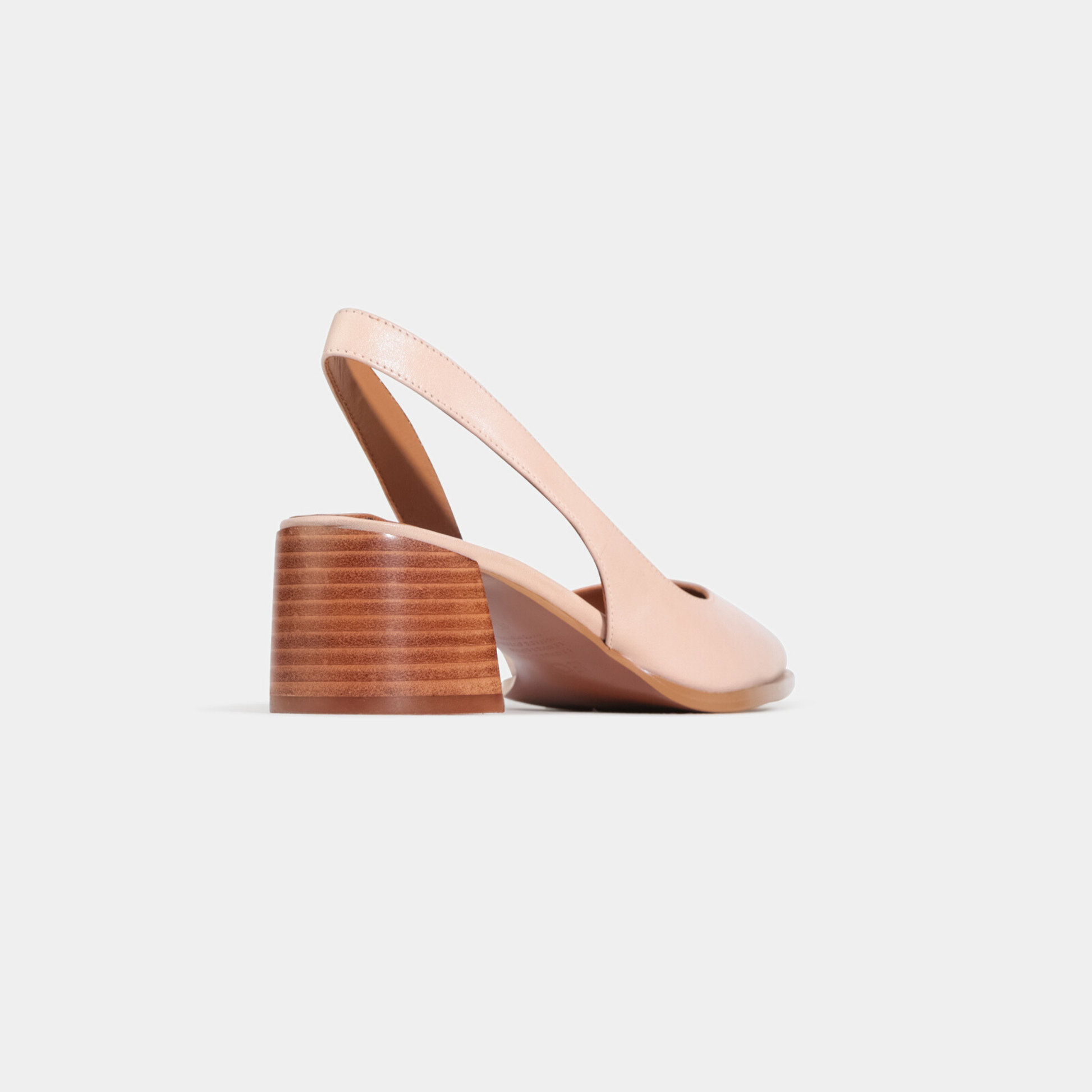 Aura Nude Leather Heels - EOS FOOTWEAR | Shouz