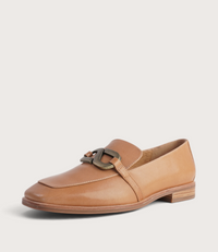 Damon Tan Leather Loafers