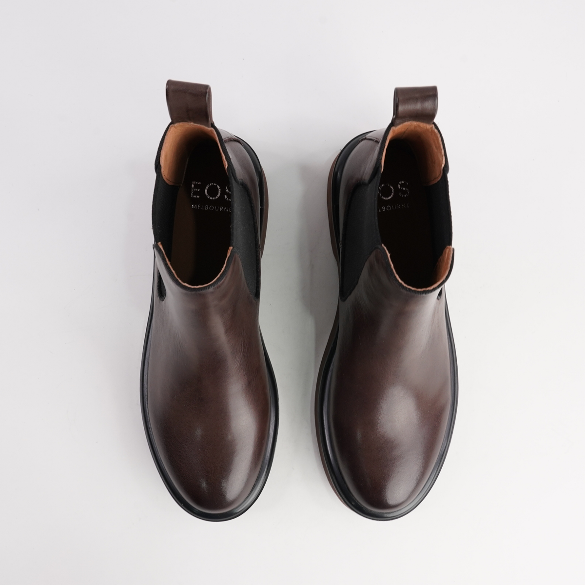 Thea Chestnut Leather Ankle Boots