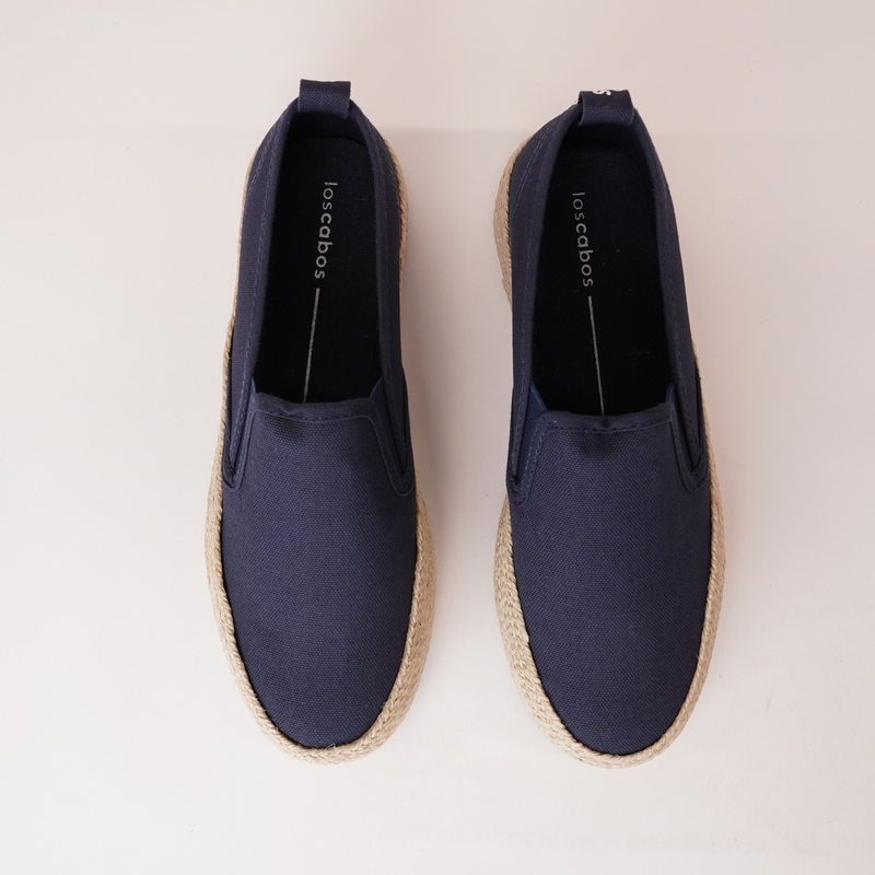 Candi Navy Espadrille Flats