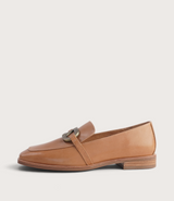 Damon Tan Leather Loafers
