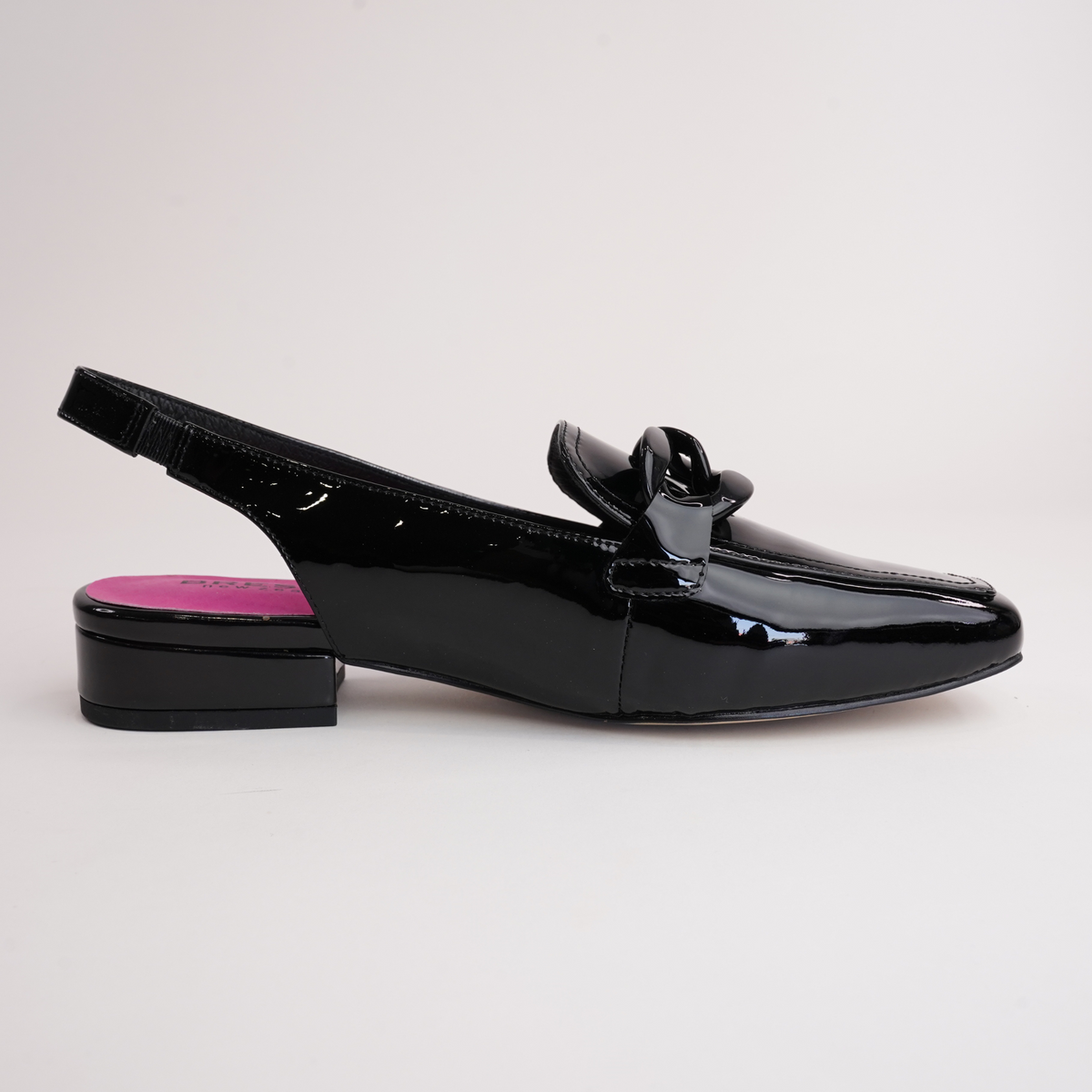 Randal Black Patent Leather Loafers - BRESLEY | Shouz