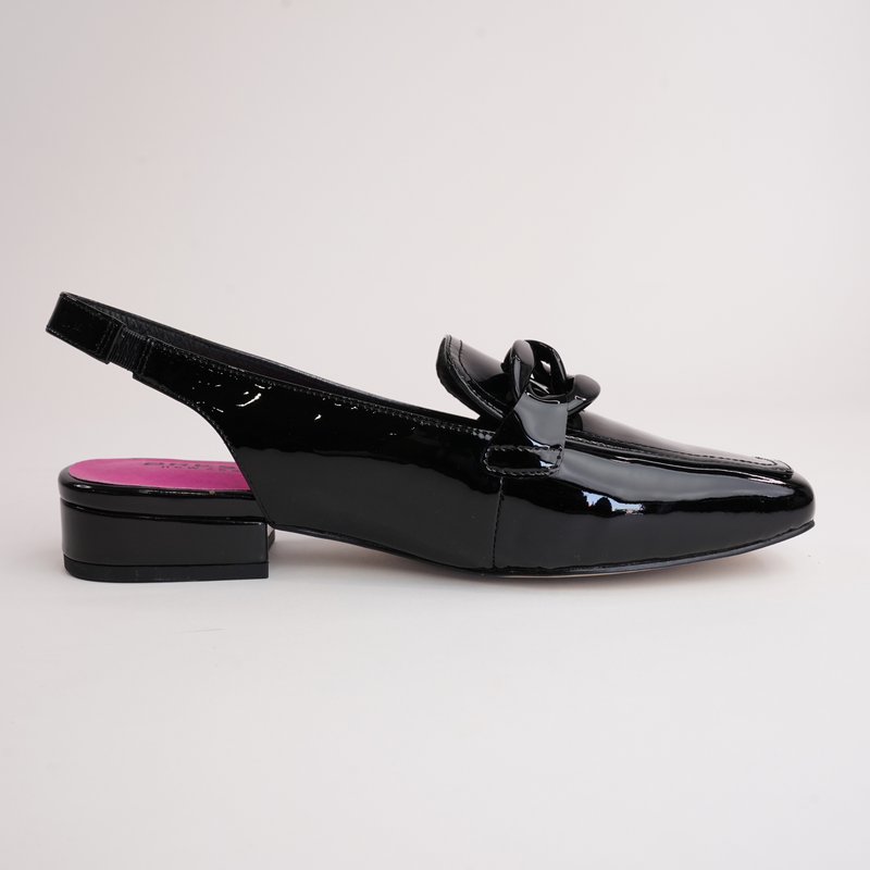 Randal Black Patent Leather Loafers