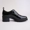 Daya Black Patent Leather Loafers