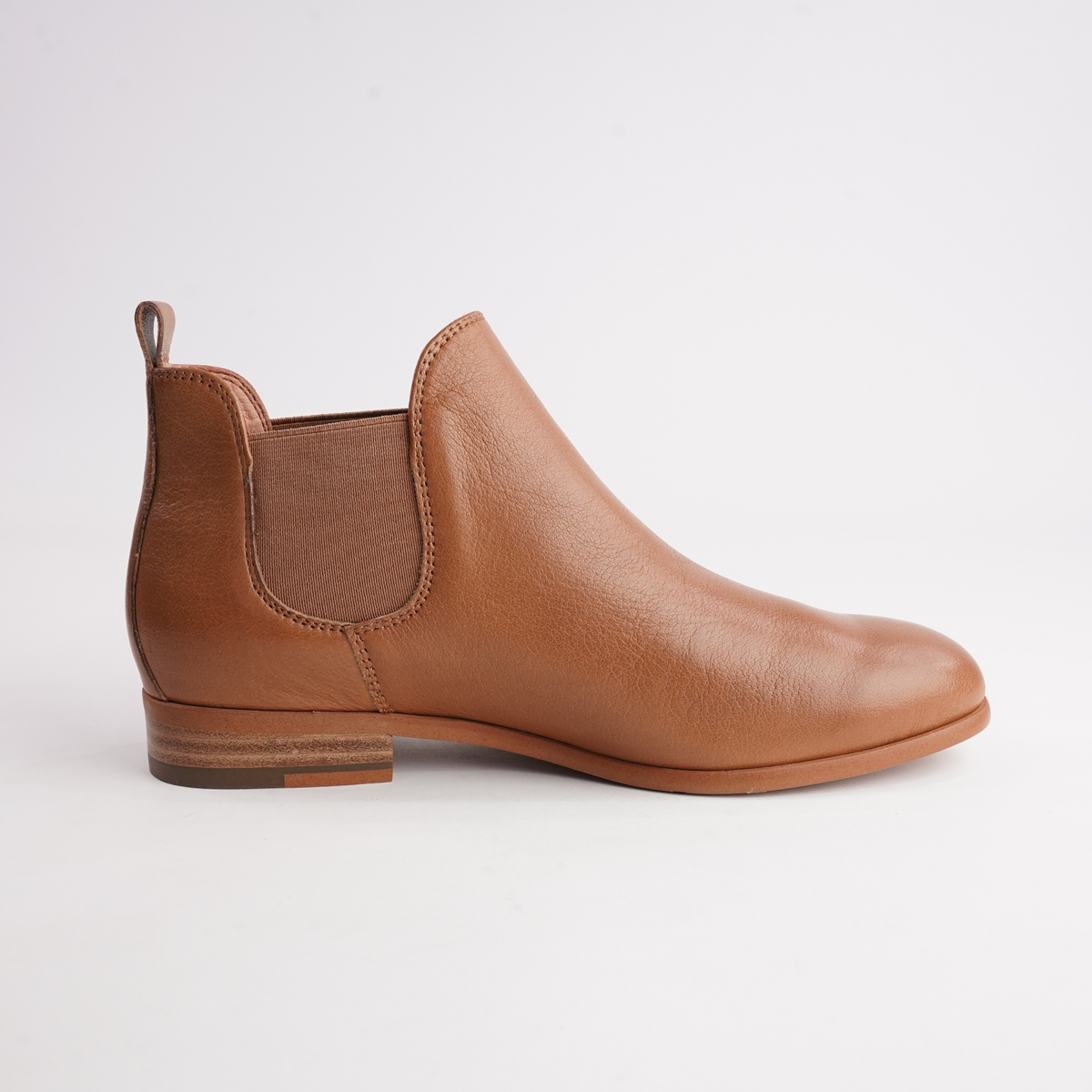 Quatisse Tan Leather Ankle Boots