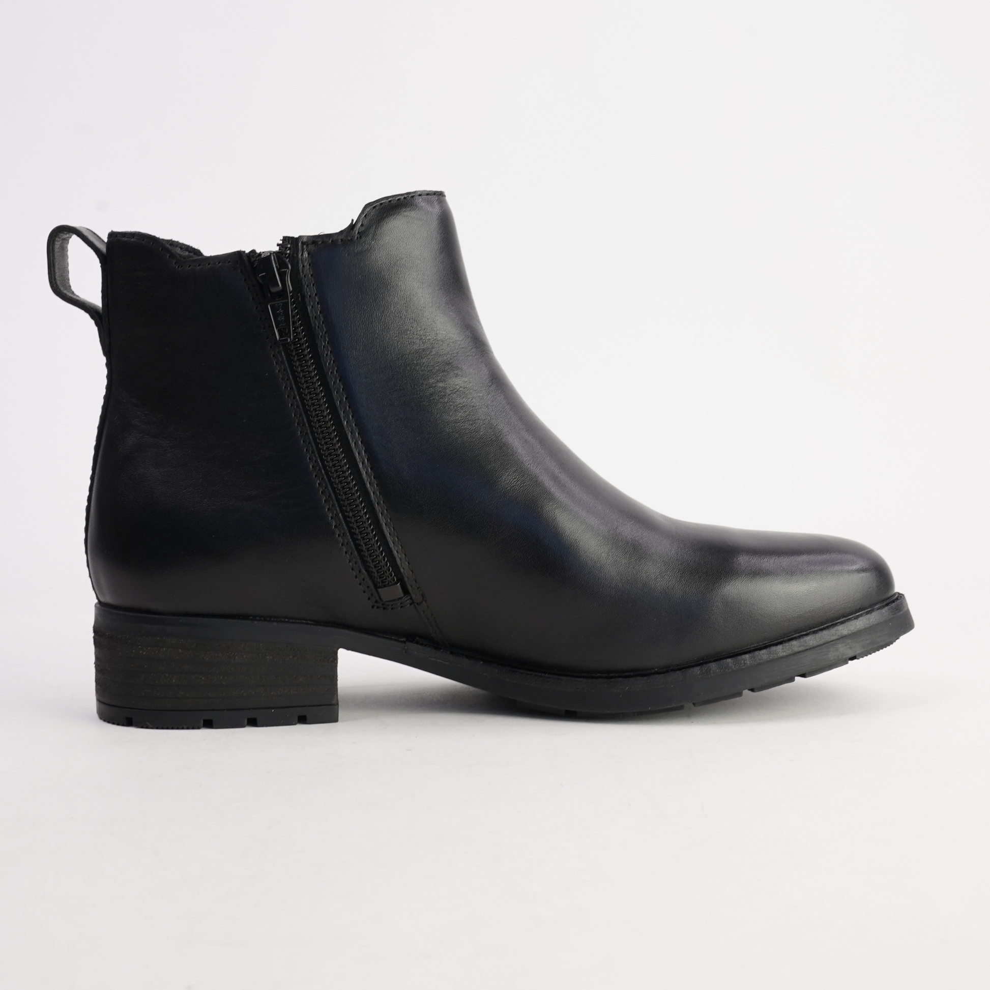 Kate 12 Schwarz Leather Ankle Boots - JOSEF SEIBEL | Shouz