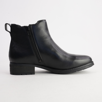 Kate 12 Schwarz Leather Ankle Boots - JOSEF SEIBEL | Shouz