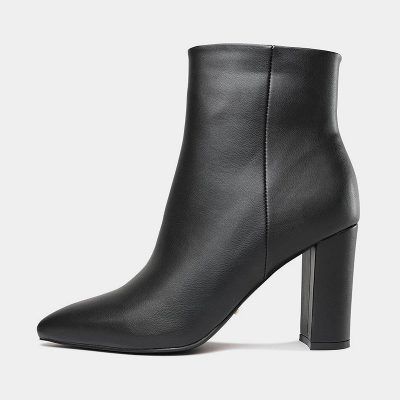 Stazie Black High Heel Boots