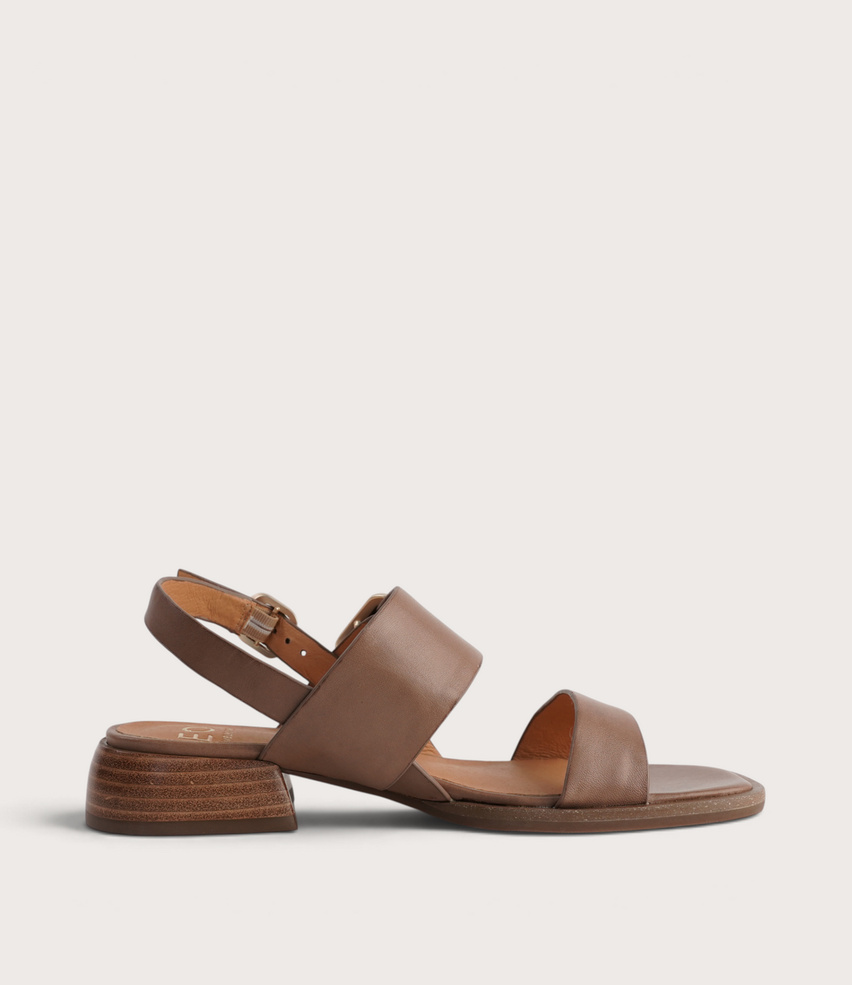 Ikam Pecan Leather Sandals