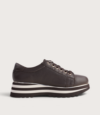 Eammes Choc/Milk Leather Sneakers