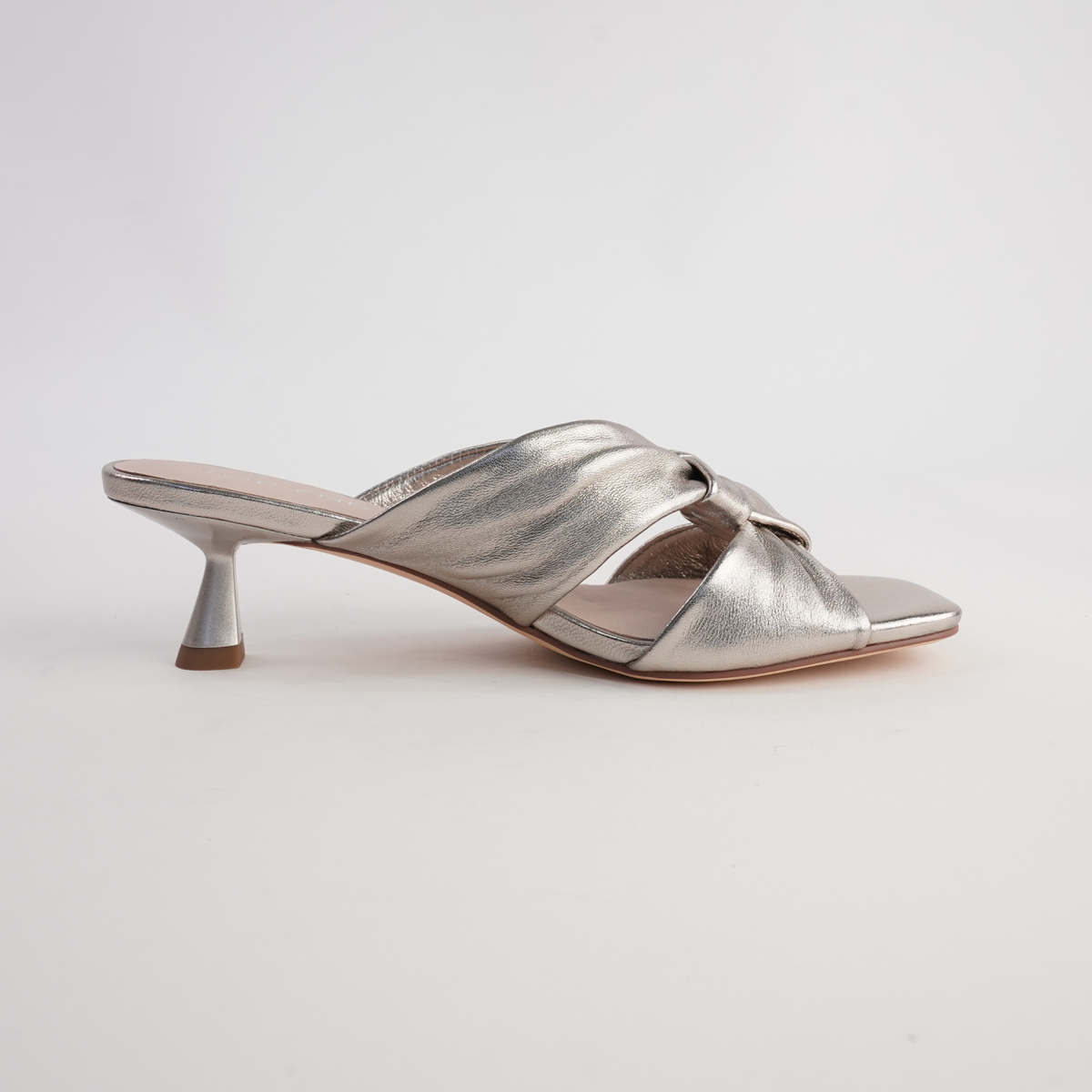 Kineta Platino Leather Heels - TOP END | Shouz