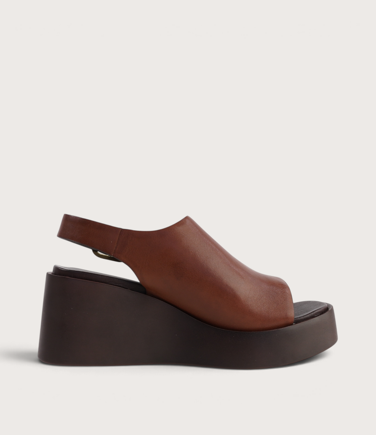 Ariani Brandy Leather Wedges