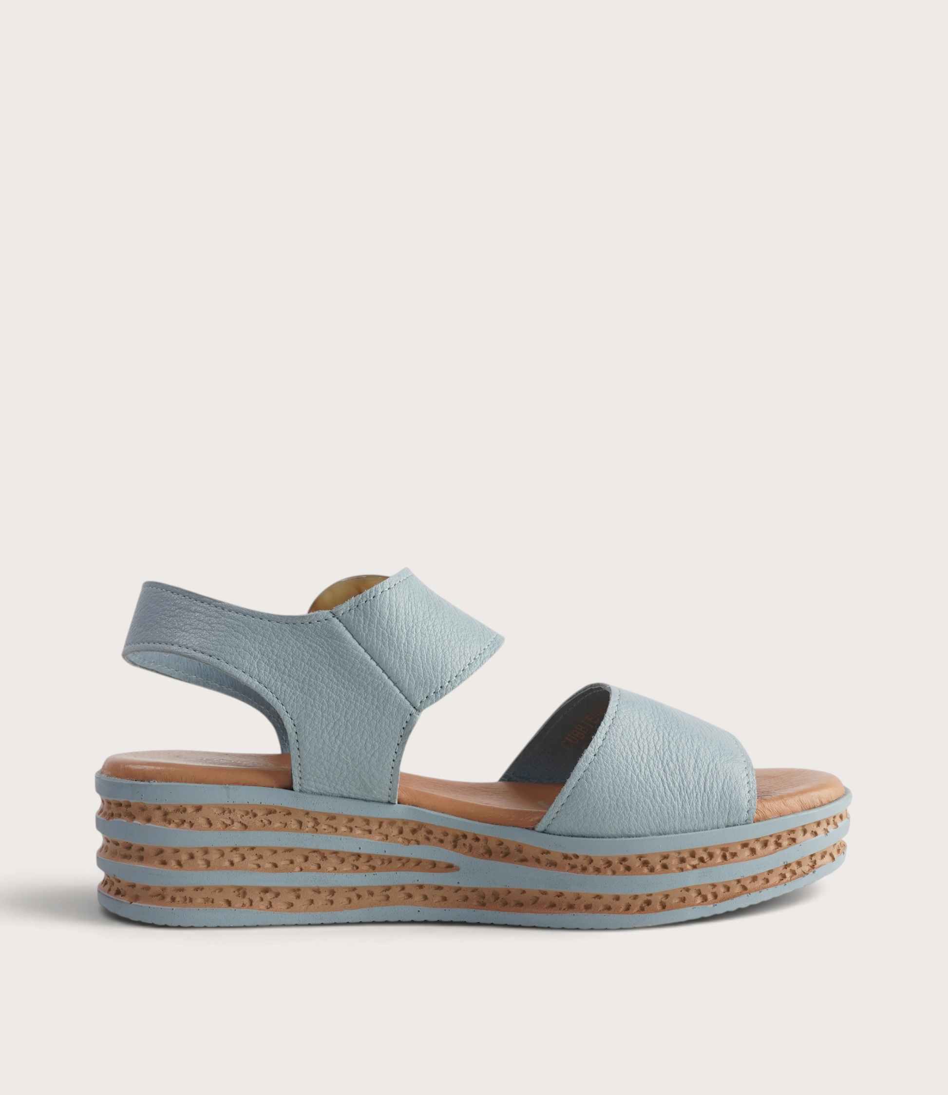 Cubbie Denim Leather Sandals