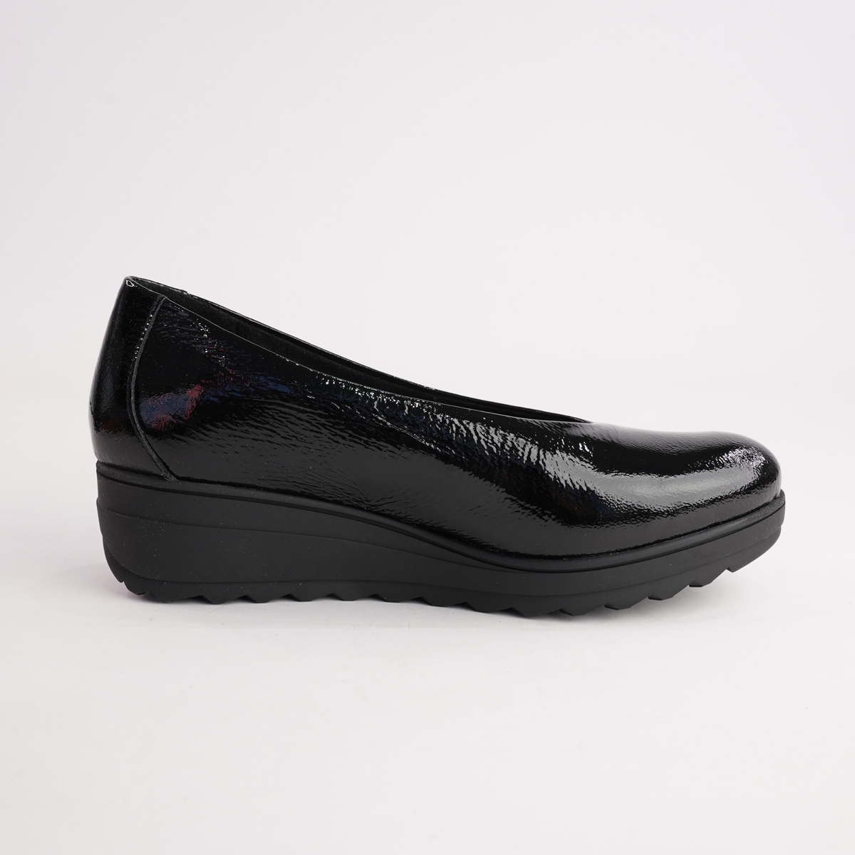 Daria Black Patent Leather Flats