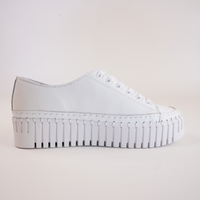 Baselo White Leather Sneakers