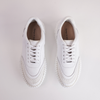 Cobus White Leather Sneakers