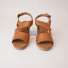 Waltzin Tan Leather Heels