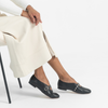 Ultrah Black Leather Flats