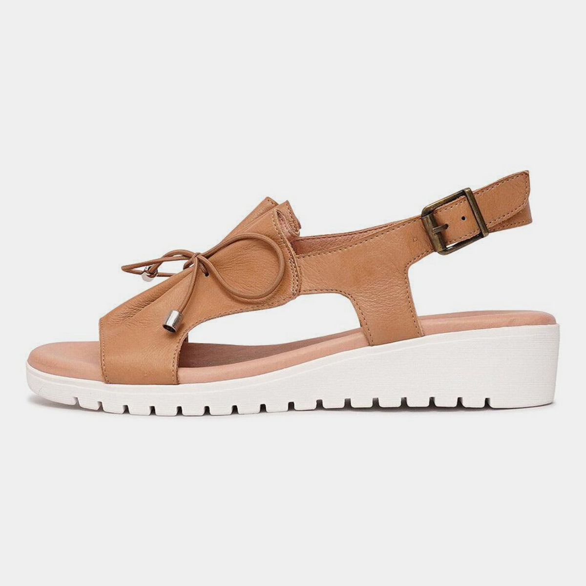 Malika Dark Tan Leather Sandals - DJANGO AND JULIETTE | Shouz
