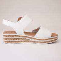 Nerida Latte Leather Sandals