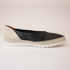 Noelia Black Leather Espadrilles