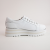 Eammes White Leather Sneakers