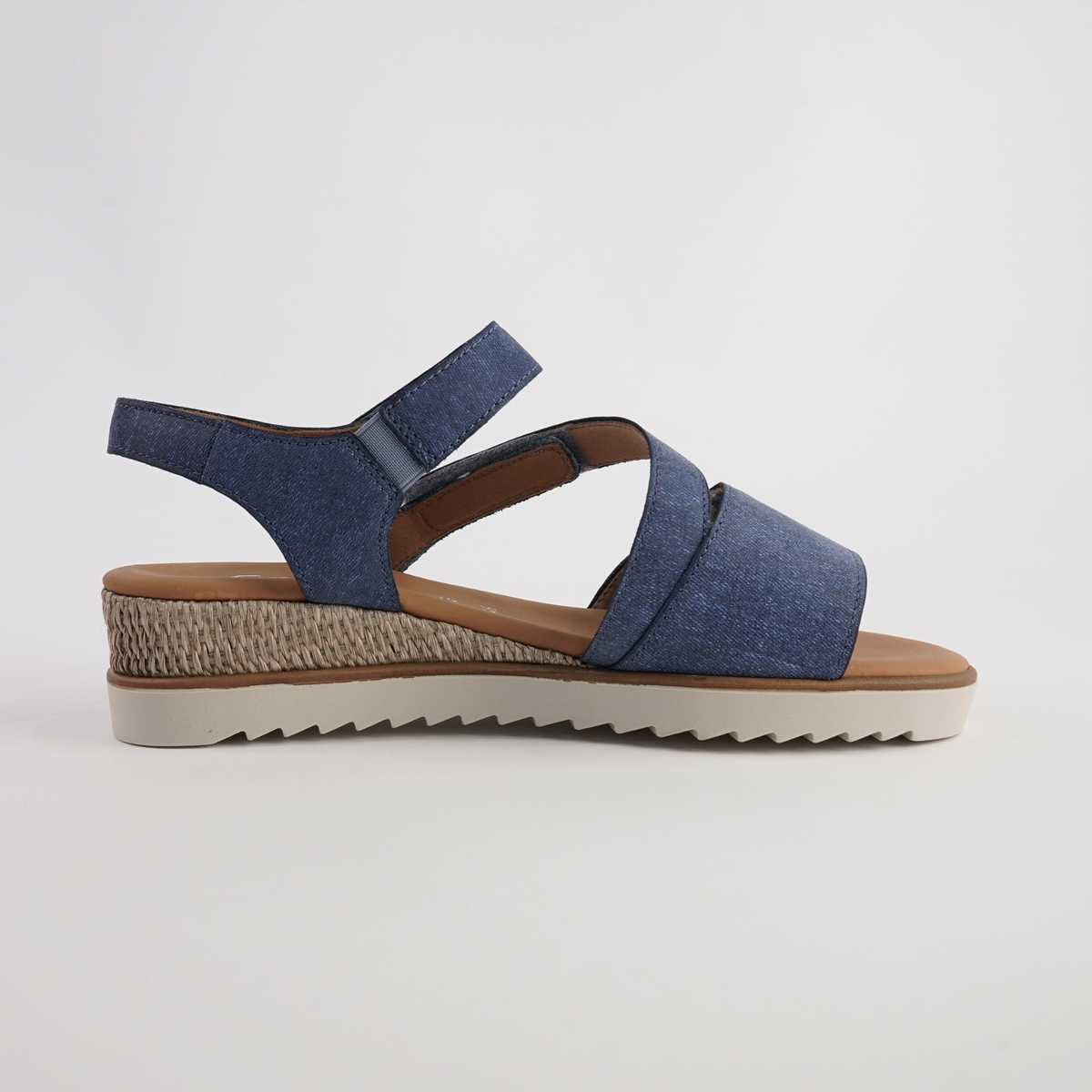 Ruth Denim Leather Sandals - GABOR | Shouz