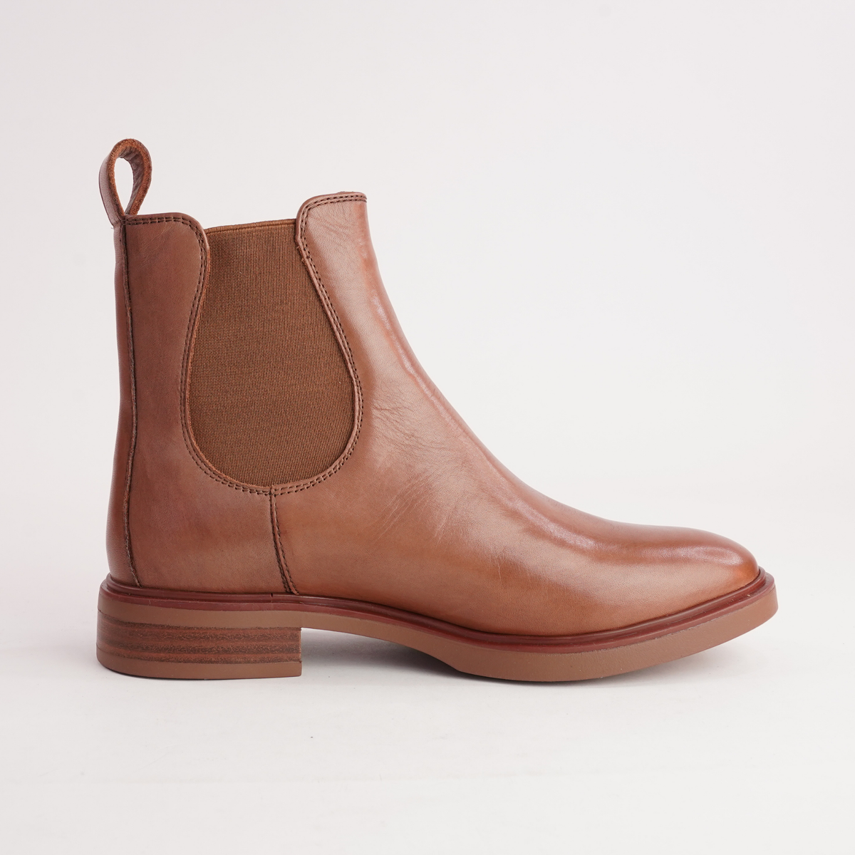 Blaik Brandy Leather Ankle Boots