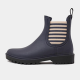 Laurina Navy Stripe Gumboots - DIANA FERRARI | Shouz