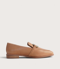 Damon Tan Leather Loafers