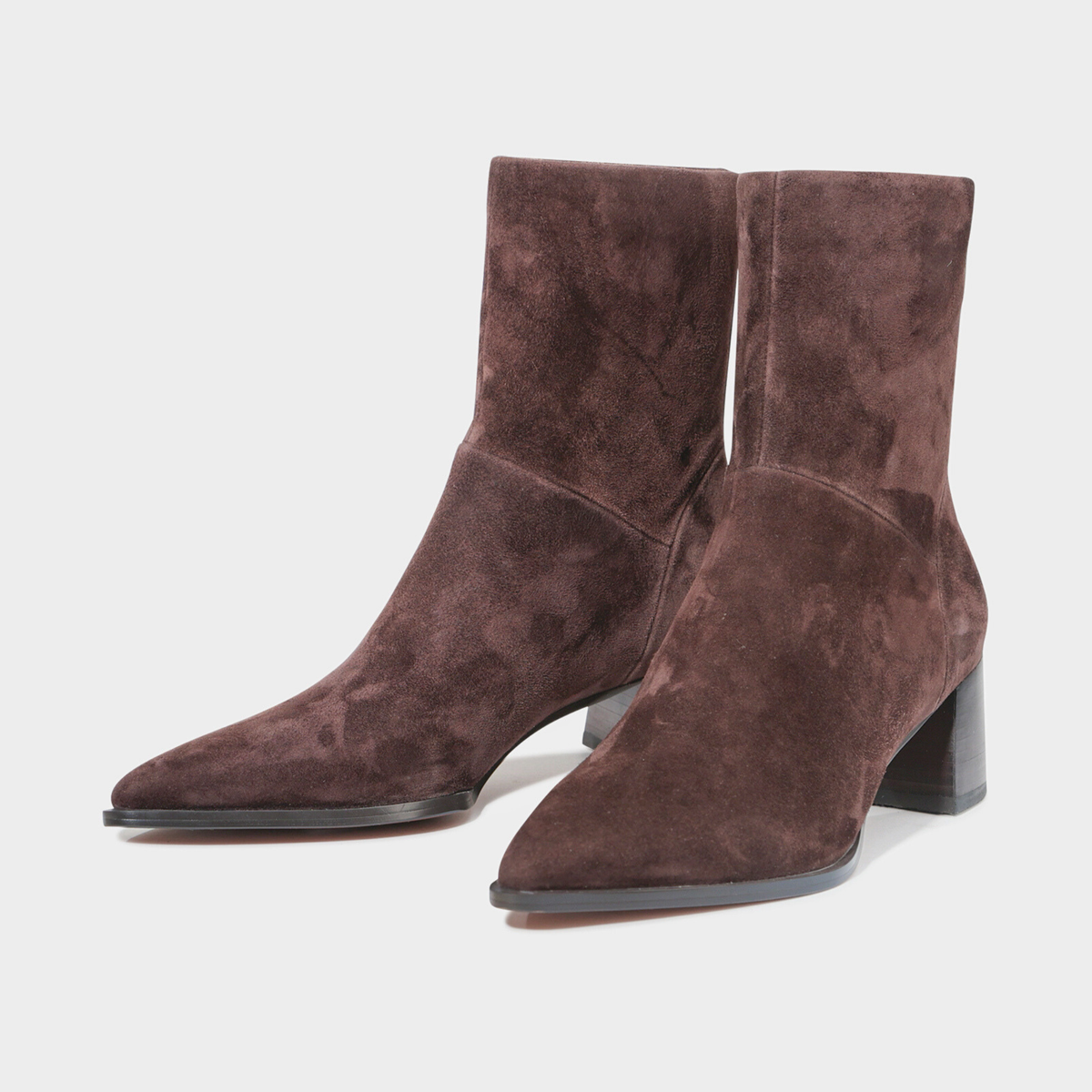 Auroa Cocoa Suede Ankle Boots - EOS FOOTWEAR | Shouz