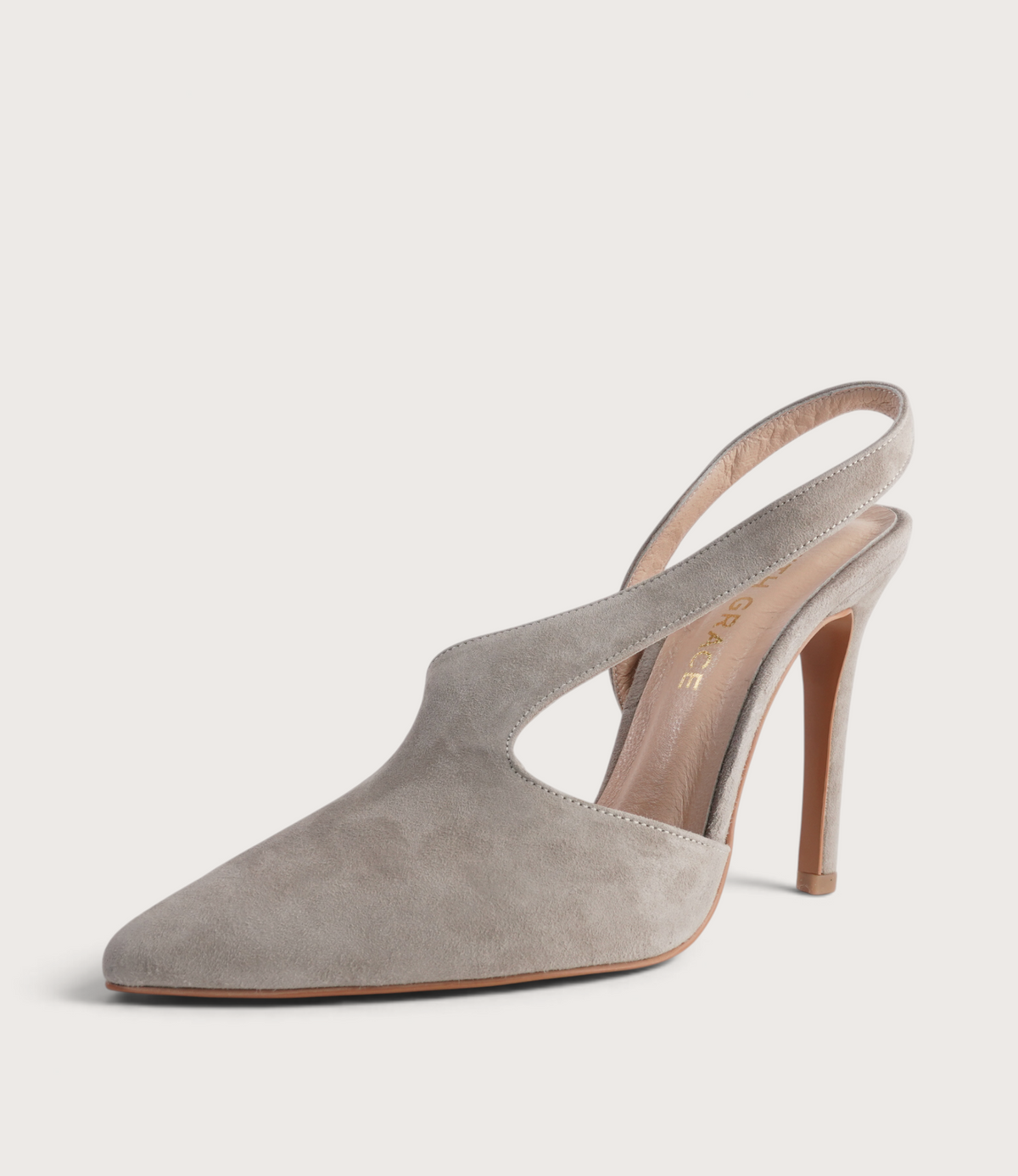 Serena Mink Suede Heels