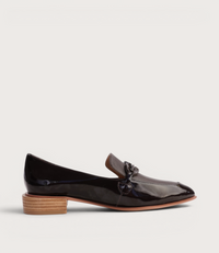 Elliotts Choc Patent/ Choc Leather Loafers