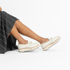 Bailey Cream Leather Loafers