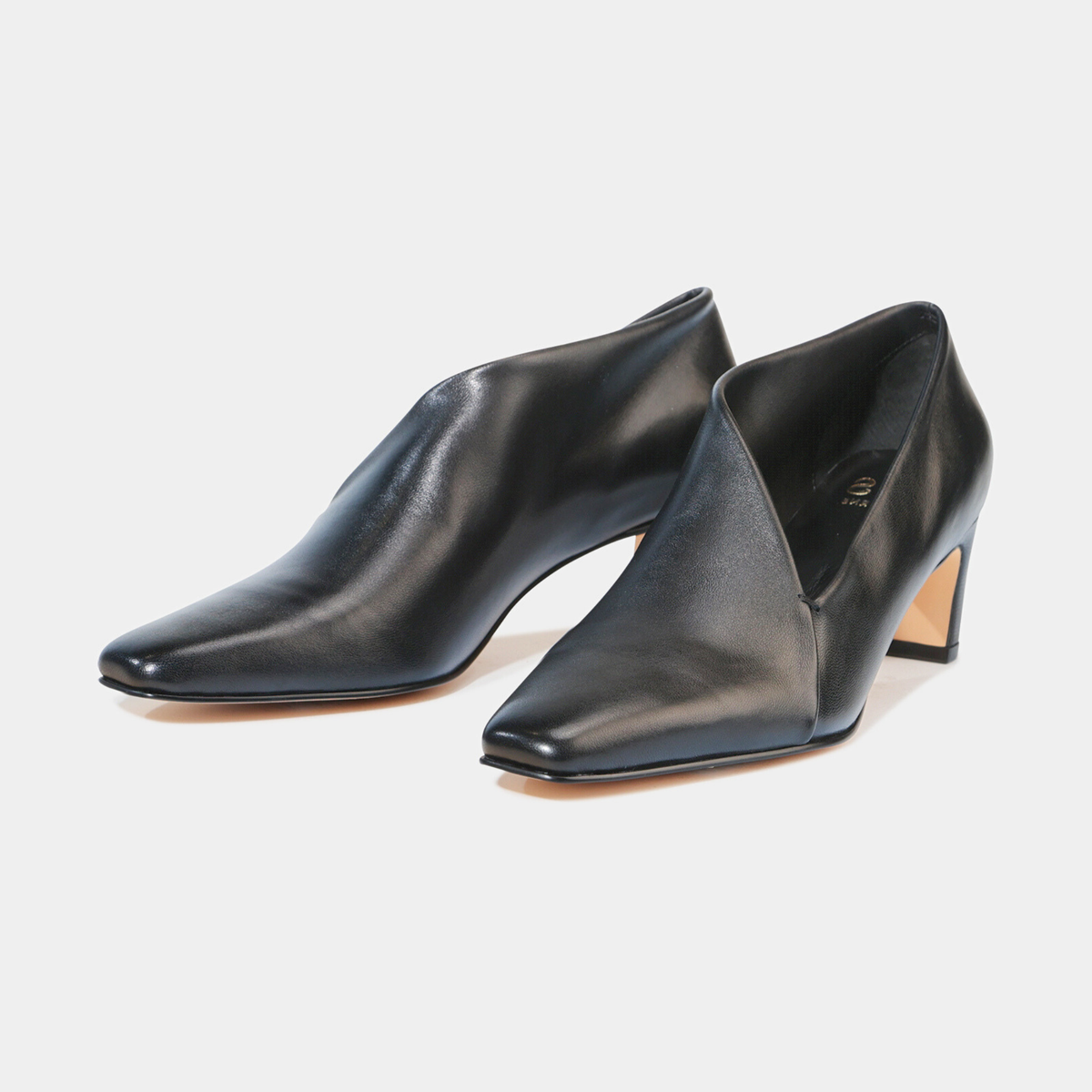 Kit Black Leather Heels - EOS FOOTWEAR | Shouz