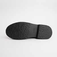 Theona Black Leather Ankle Boots