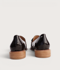 Elliotts Choc Patent/ Choc Leather Loafers